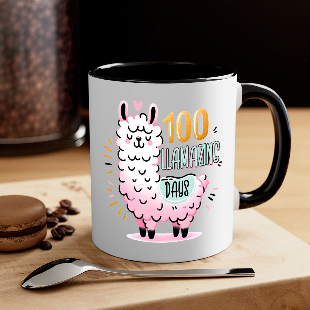 100th Day of School Llama 39#- 100 days-Mug / Coffee Cup