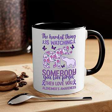 AlzheimerS Awareness Purple Elephant 16#- alzheimers-Mug / Coffee Cup