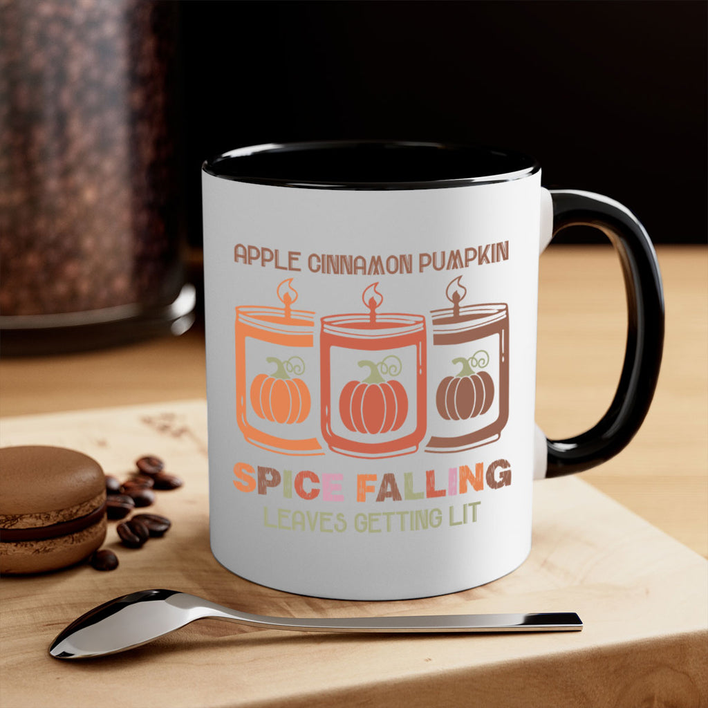 Apple Cinnamon Pumpkin Spice Falling Leaves Getting Lit 11#- fall-Mug / Coffee Cup