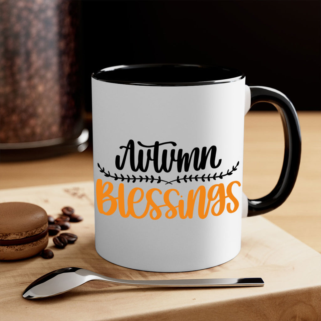Autumn Blessings 473#- fall-Mug / Coffee Cup