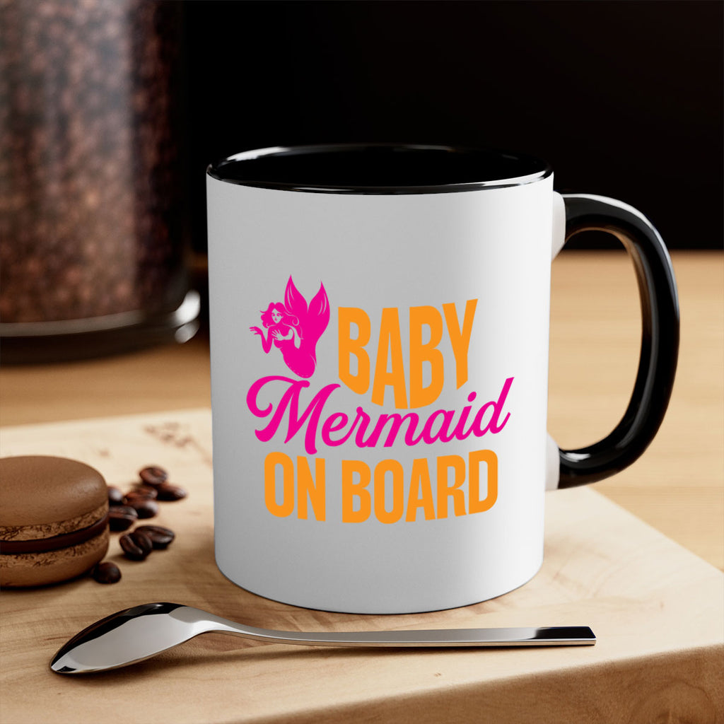 Baby Mermaid On Board 22#- mermaid-Mug / Coffee Cup