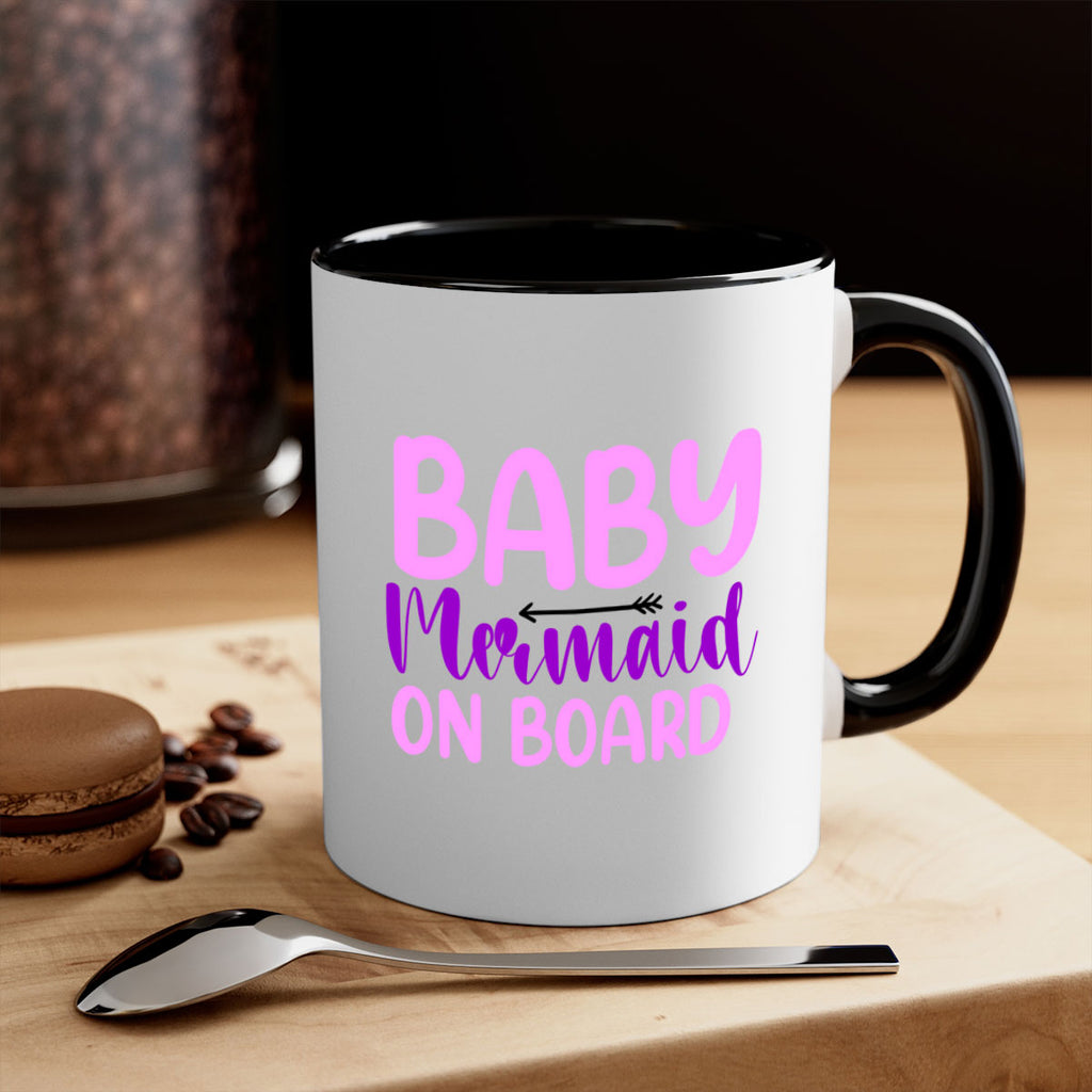 Baby Mermaid On Board 23#- mermaid-Mug / Coffee Cup