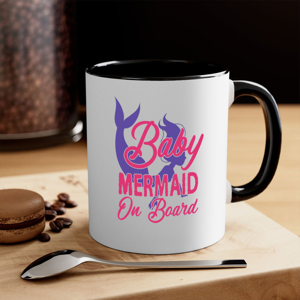 Baby Mermaid On Board 24#- mermaid-Mug / Coffee Cup