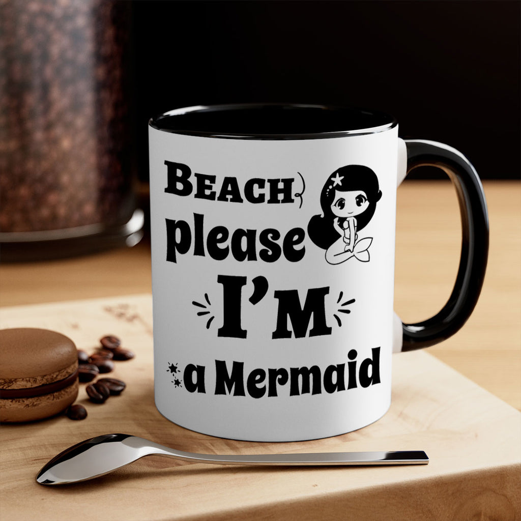 Beach please Im a Mermaid 60#- mermaid-Mug / Coffee Cup