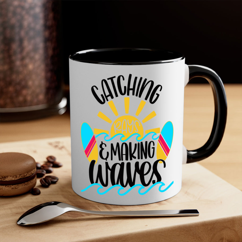 Catching Rays Making Waves Style 49#- Summer-Mug / Coffee Cup