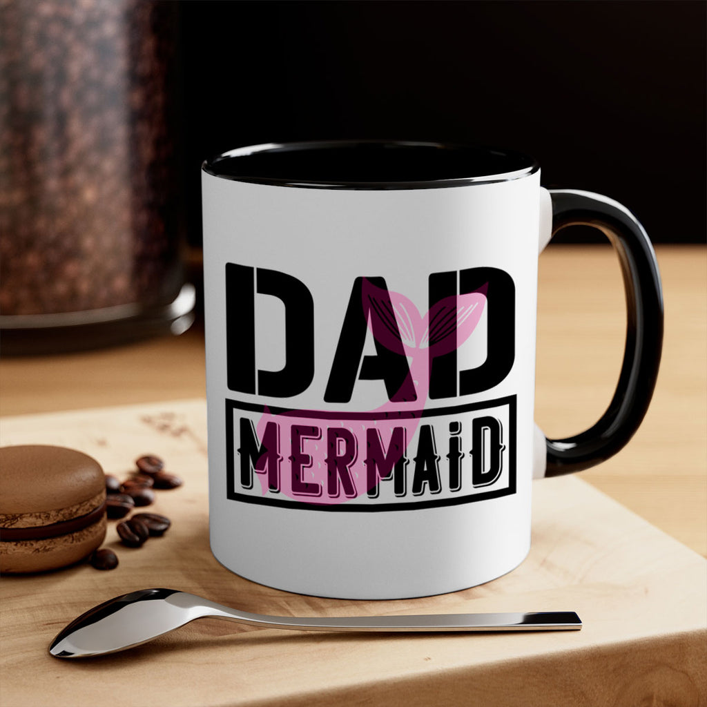 Dad mermaid 111#- mermaid-Mug / Coffee Cup