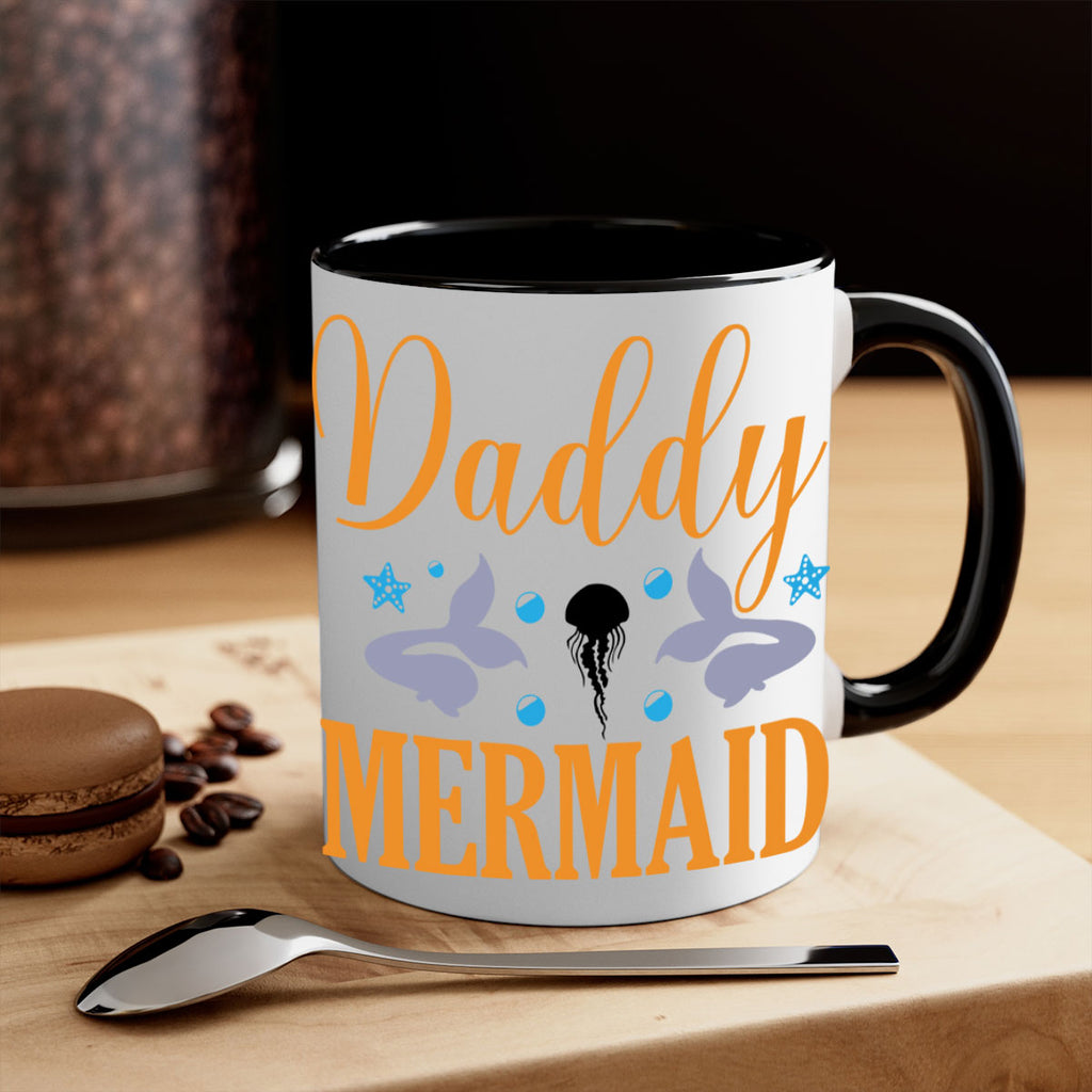 Daddy Mermaid Design 113#- mermaid-Mug / Coffee Cup