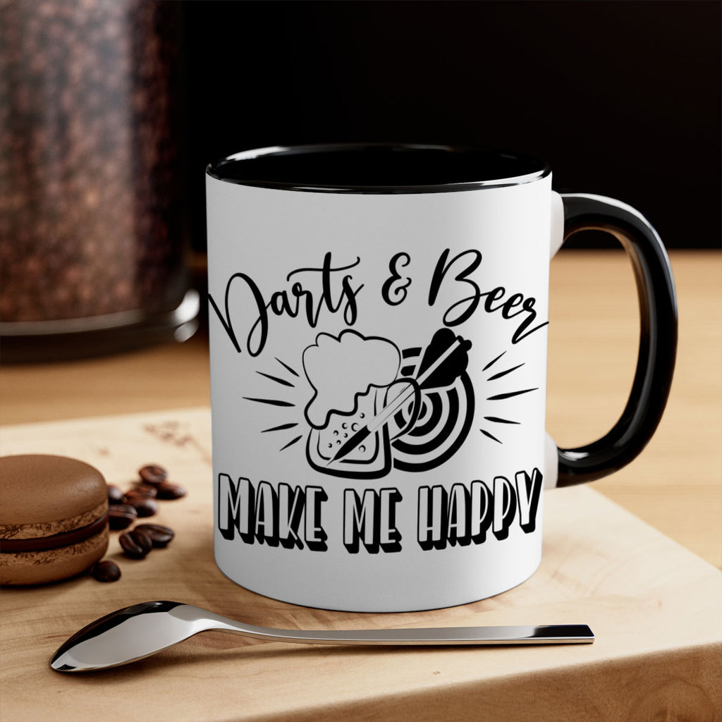 Darts Beer Make me happy 1343#- darts-Mug / Coffee Cup