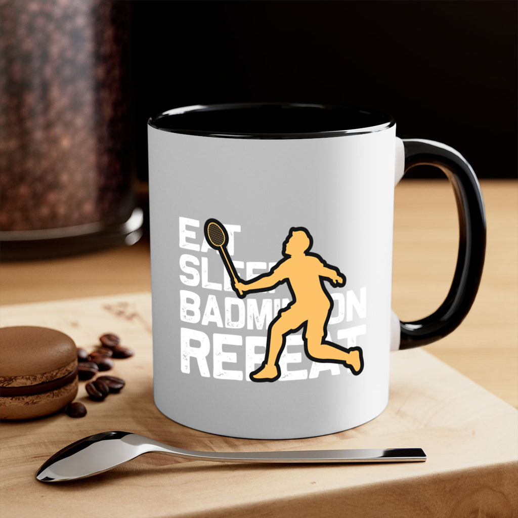 Eat 1286#- badminton-Mug / Coffee Cup