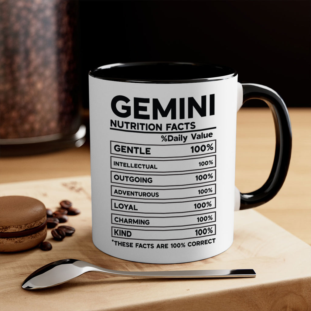 Gemini Nutrition Facts 220#- zodiac-Mug / Coffee Cup