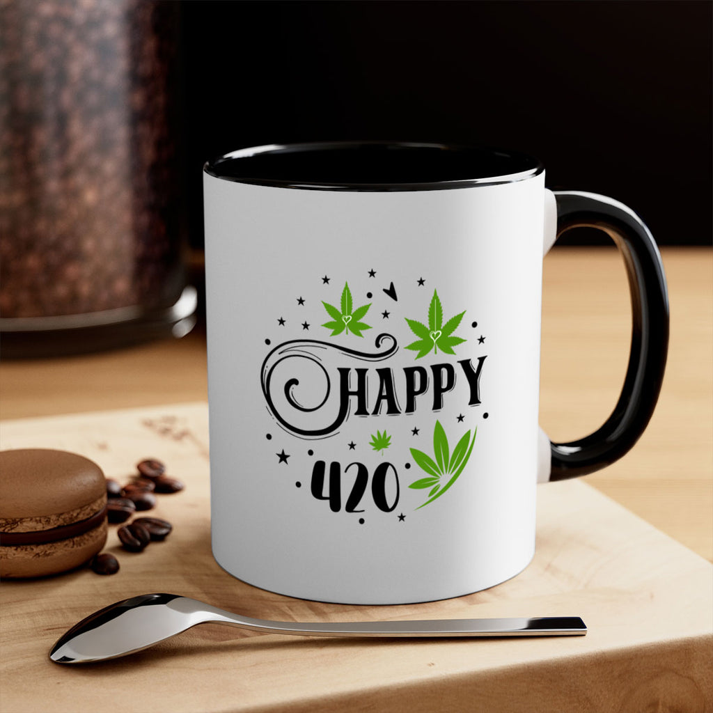 Happy 420 101#- marijuana-Mug / Coffee Cup