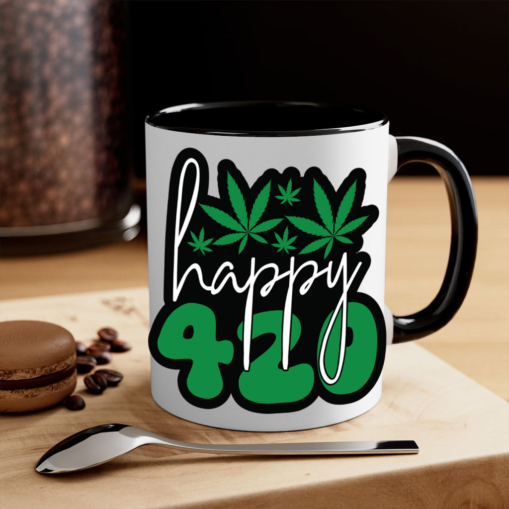 Happy 420 102#- marijuana-Mug / Coffee Cup