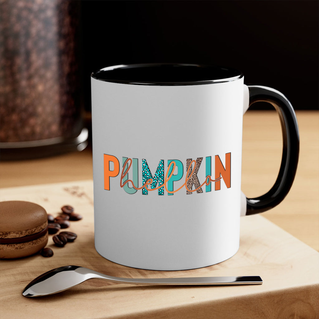 Hello Pumpkin 285#- fall-Mug / Coffee Cup