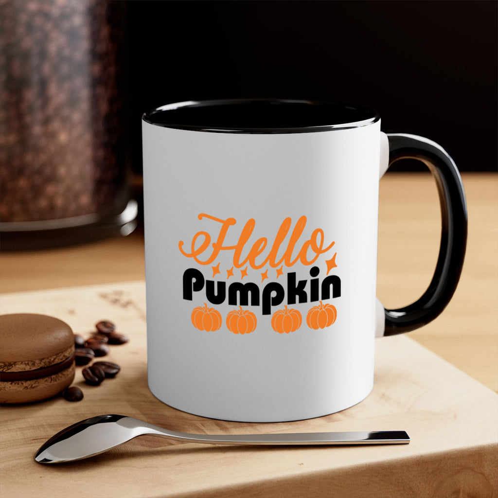 Hello Pumpkin 292#- fall-Mug / Coffee Cup