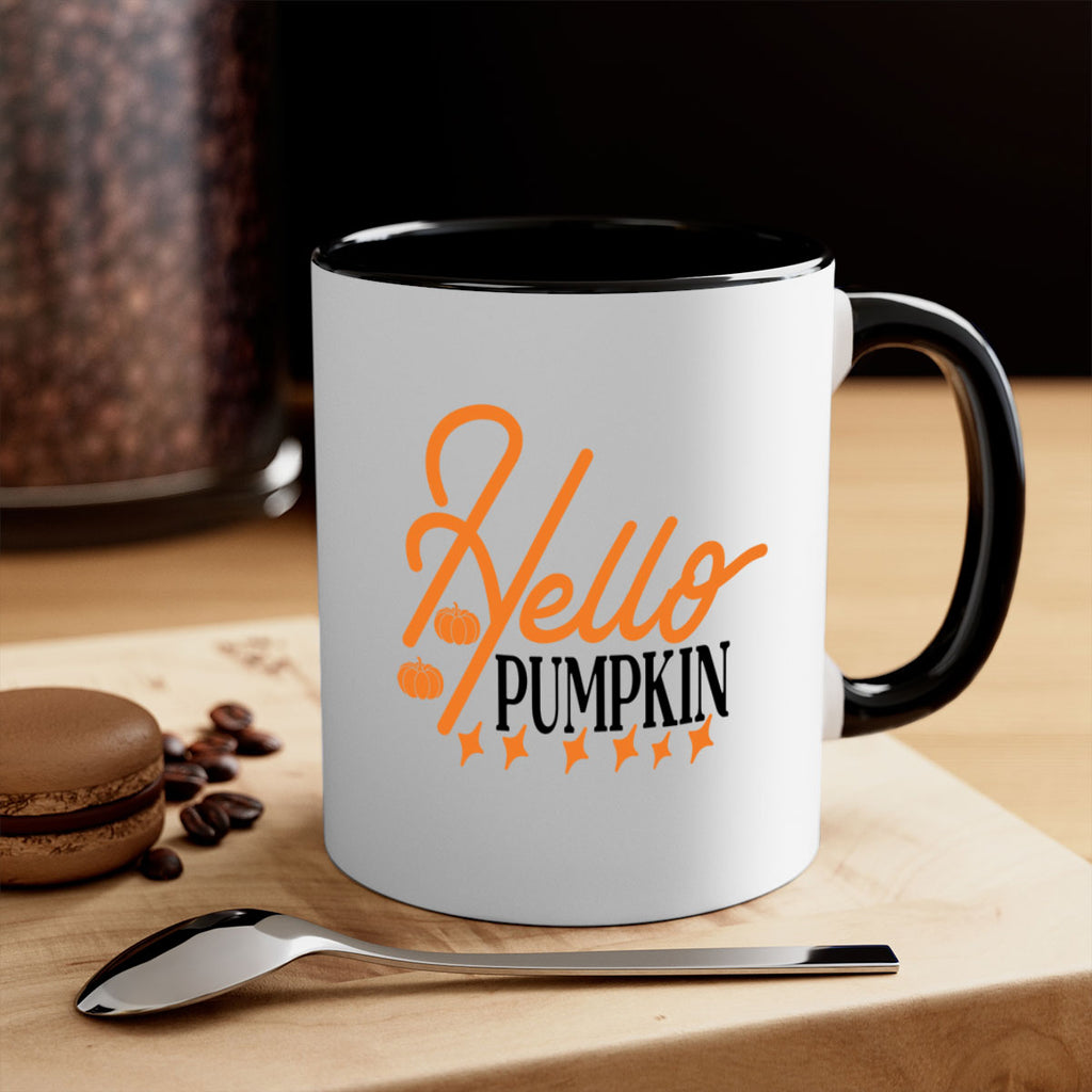 Hello Pumpkin 293#- fall-Mug / Coffee Cup