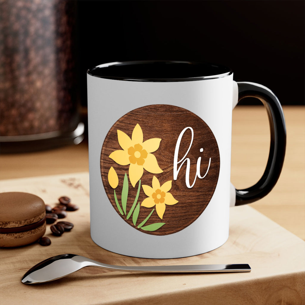 Hi daffodil flower Mockup235#- spring-Mug / Coffee Cup