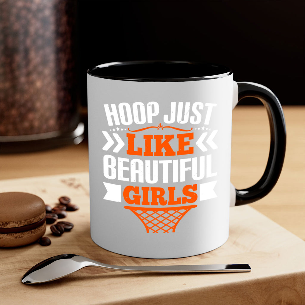 Hoop just like beautiful girls 2289#- basketball-Mug / Coffee Cup