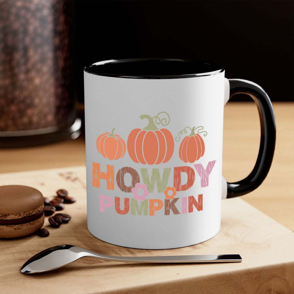 Howdy Pumpkin 321#- fall-Mug / Coffee Cup