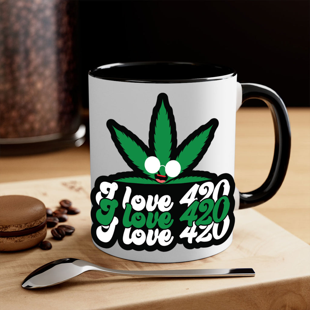 I love 420 123#- marijuana-Mug / Coffee Cup