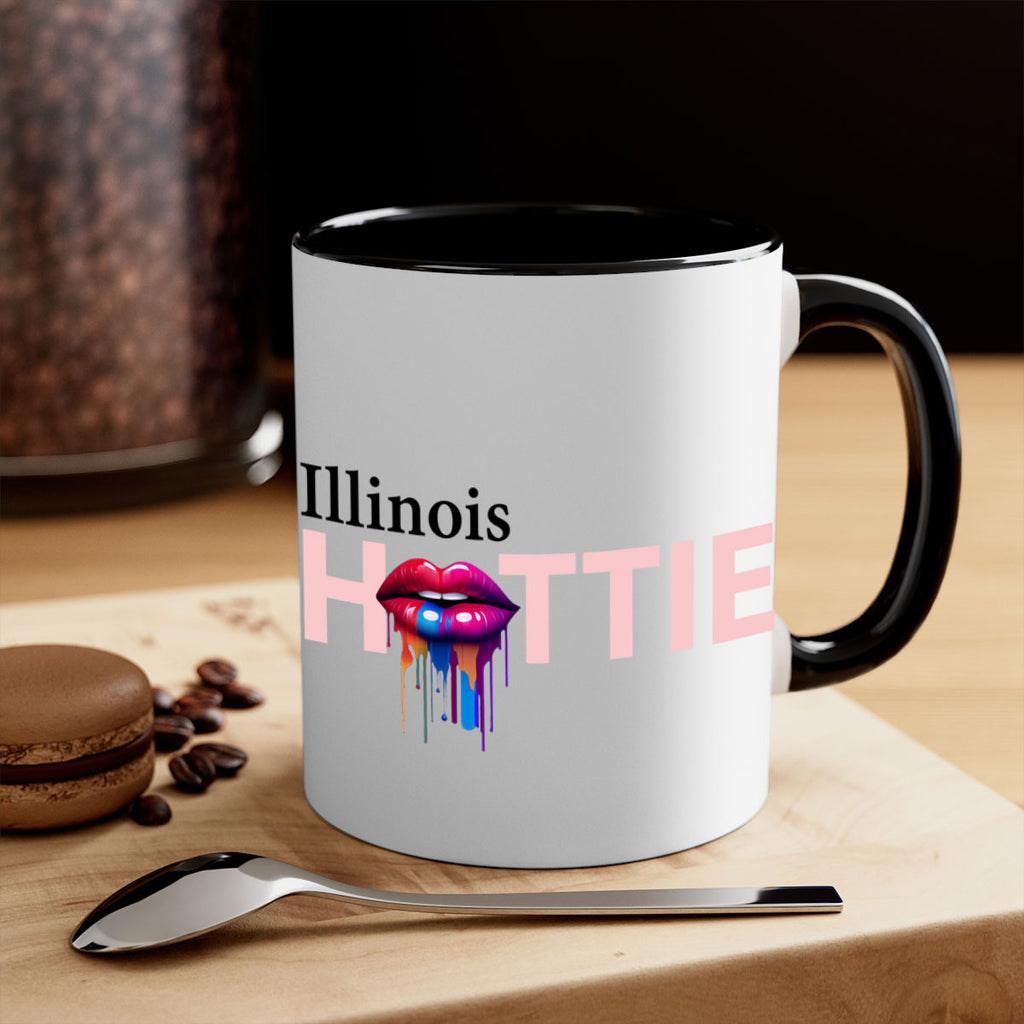Illinois Hottie with dripping lips 13#- Hottie Collection-Mug / Coffee Cup