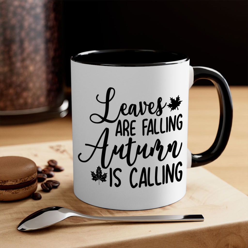 Leaves Are Falling Autumn Is Calling 390#- fall-Mug / Coffee Cup
