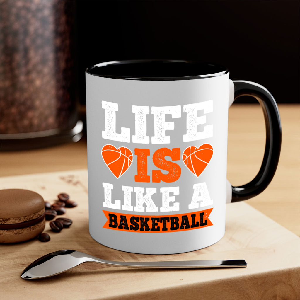 Life is like a basketball 2043#- basketball-Mug / Coffee Cup