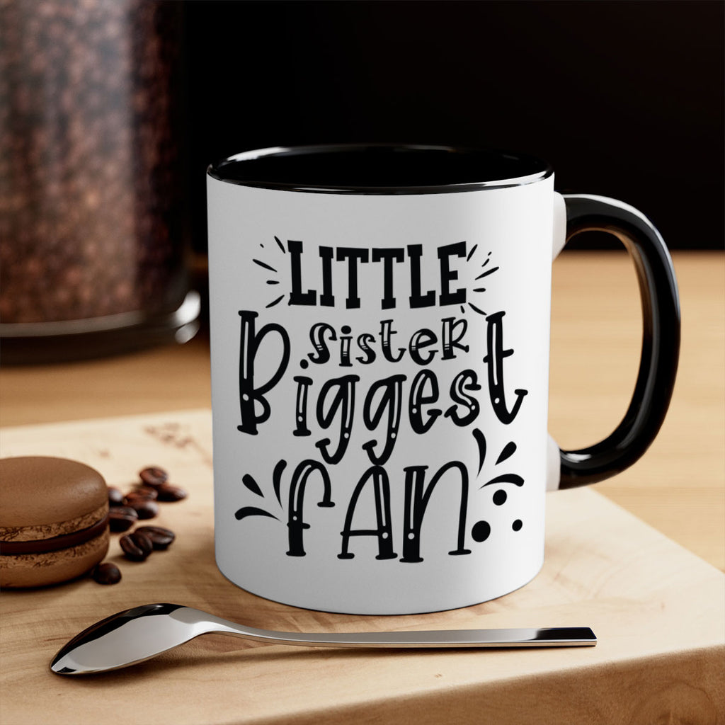 Little Sister Biggest Fan 2055#- baseball-Mug / Coffee Cup