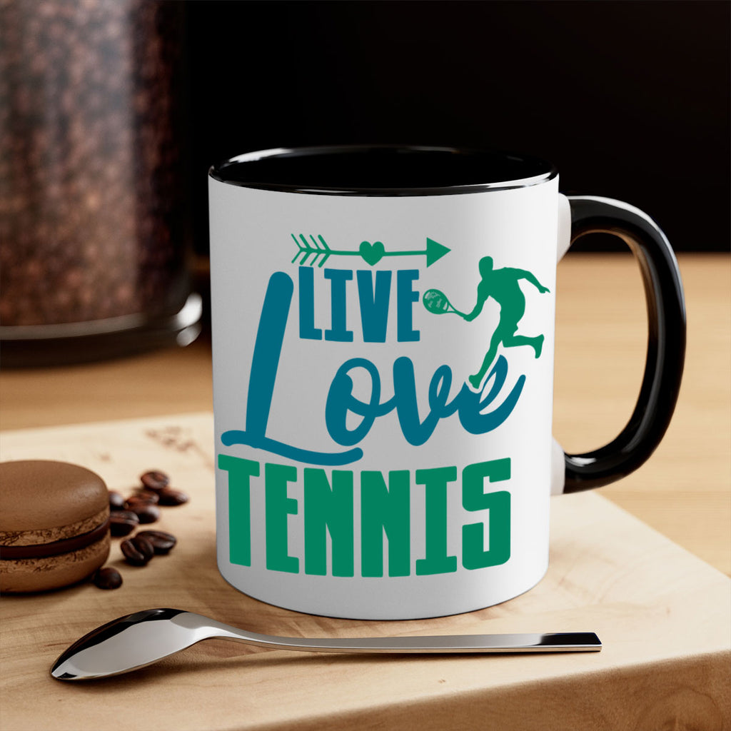 Live Love Tennis 828#- tennis-Mug / Coffee Cup