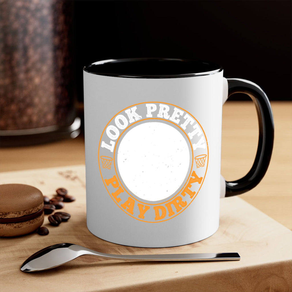 Look pretty Play dirty 1945#- basketball-Mug / Coffee Cup