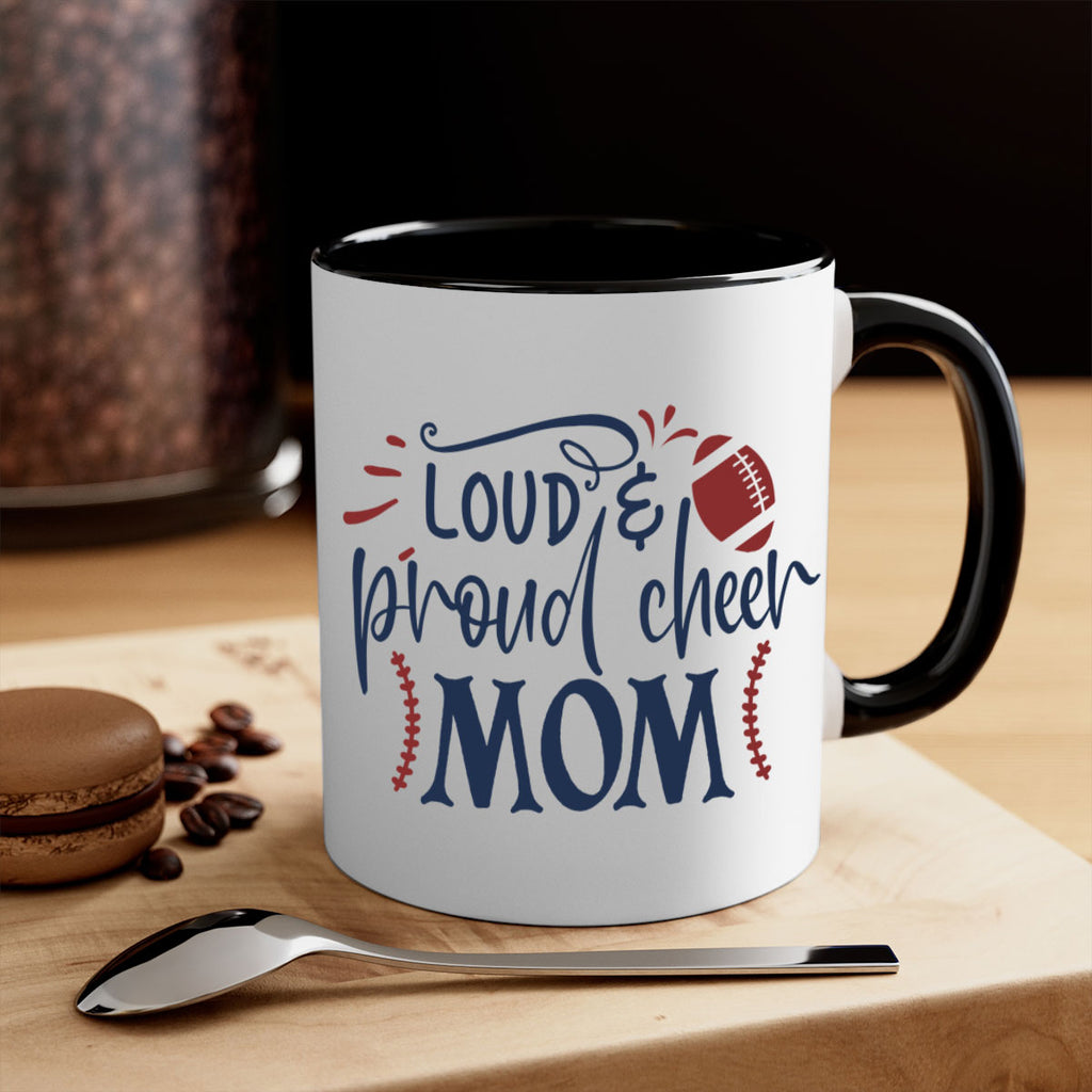 Loud proud cheer mom 1534#- football-Mug / Coffee Cup