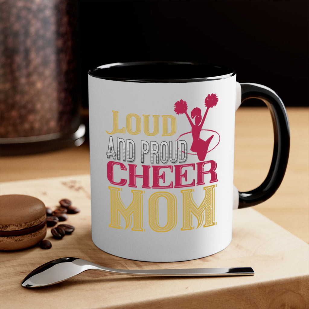 Loud proud cheer mom 764#- football-Mug / Coffee Cup