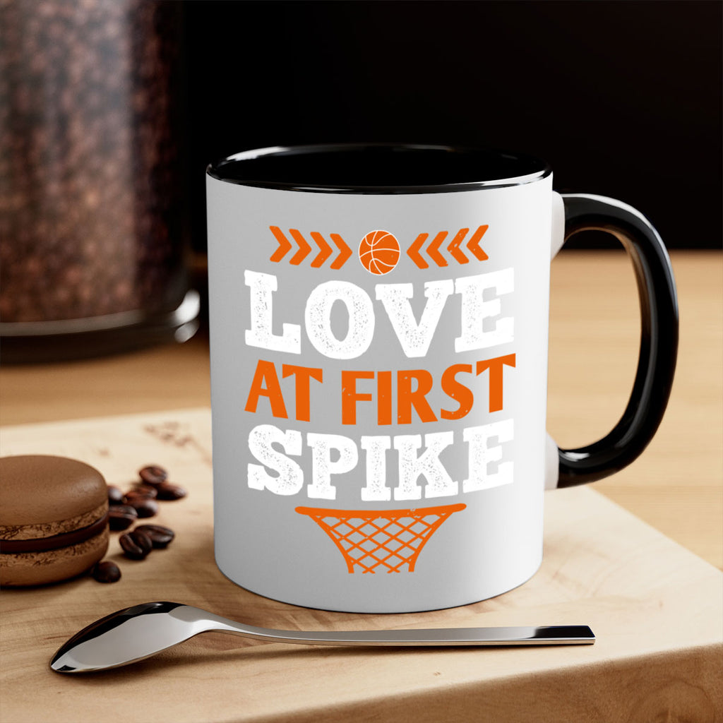 Love at first spike 736#- basketball-Mug / Coffee Cup