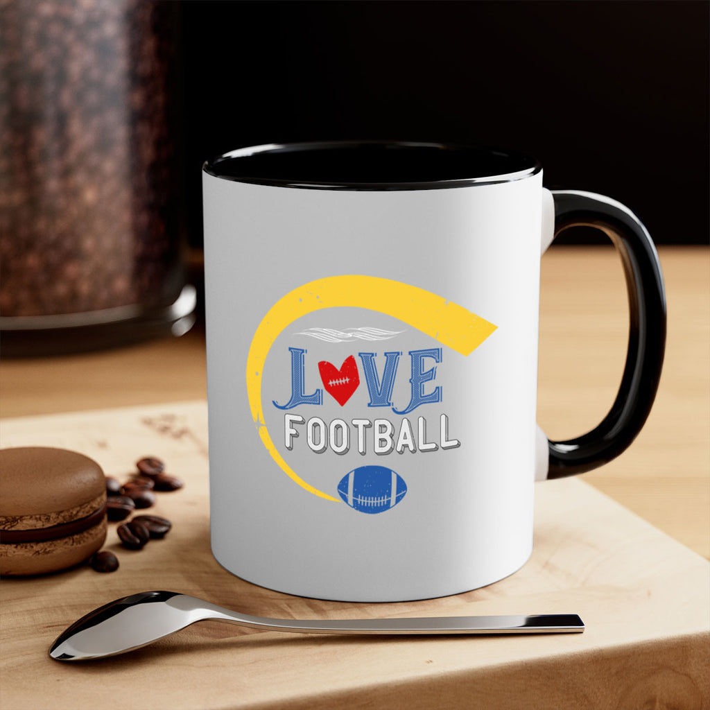 Love football 733#- football-Mug / Coffee Cup