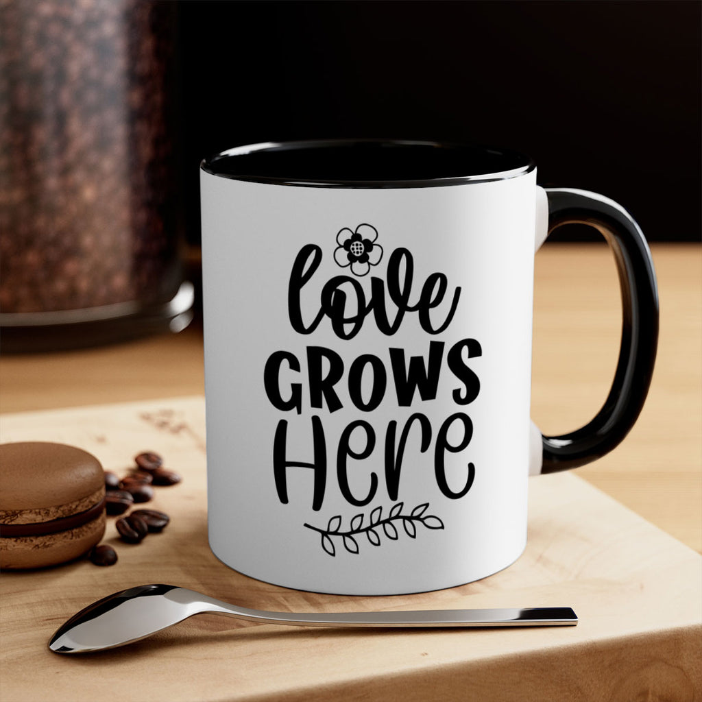 Love grows here  335#- spring-Mug / Coffee Cup