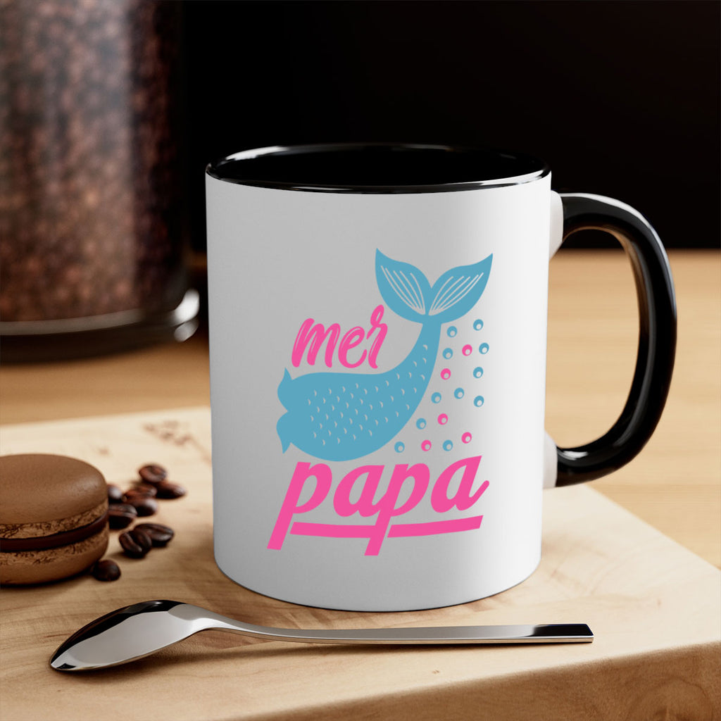 Mer Papa 344#- mermaid-Mug / Coffee Cup