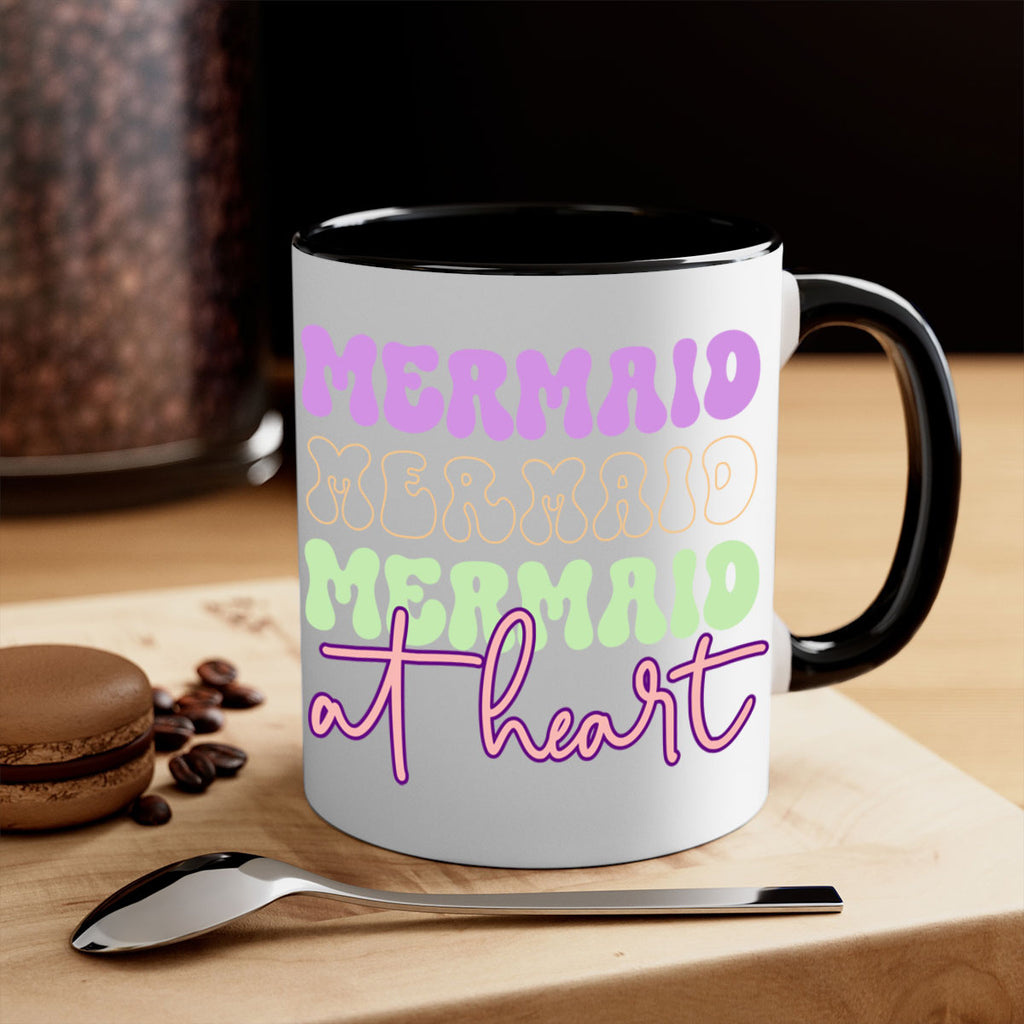 Mermaid At Heart 394#- mermaid-Mug / Coffee Cup