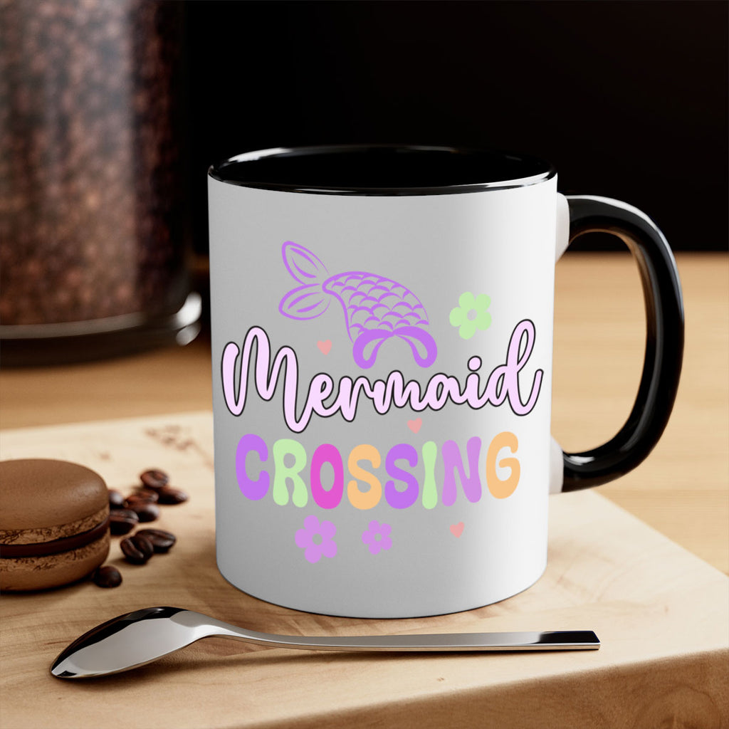 Mermaid Crossing 401#- mermaid-Mug / Coffee Cup
