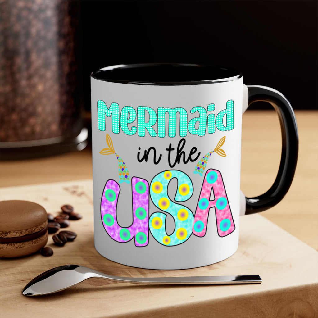 Mermaid In The Usa 421#- mermaid-Mug / Coffee Cup