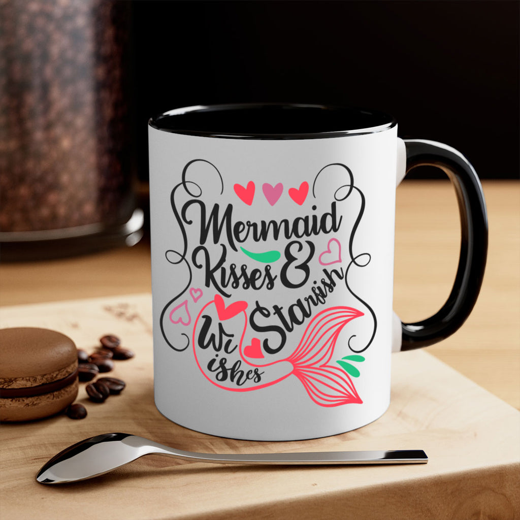 Mermaid Kisses Starfish Wishes 368#- mermaid-Mug / Coffee Cup