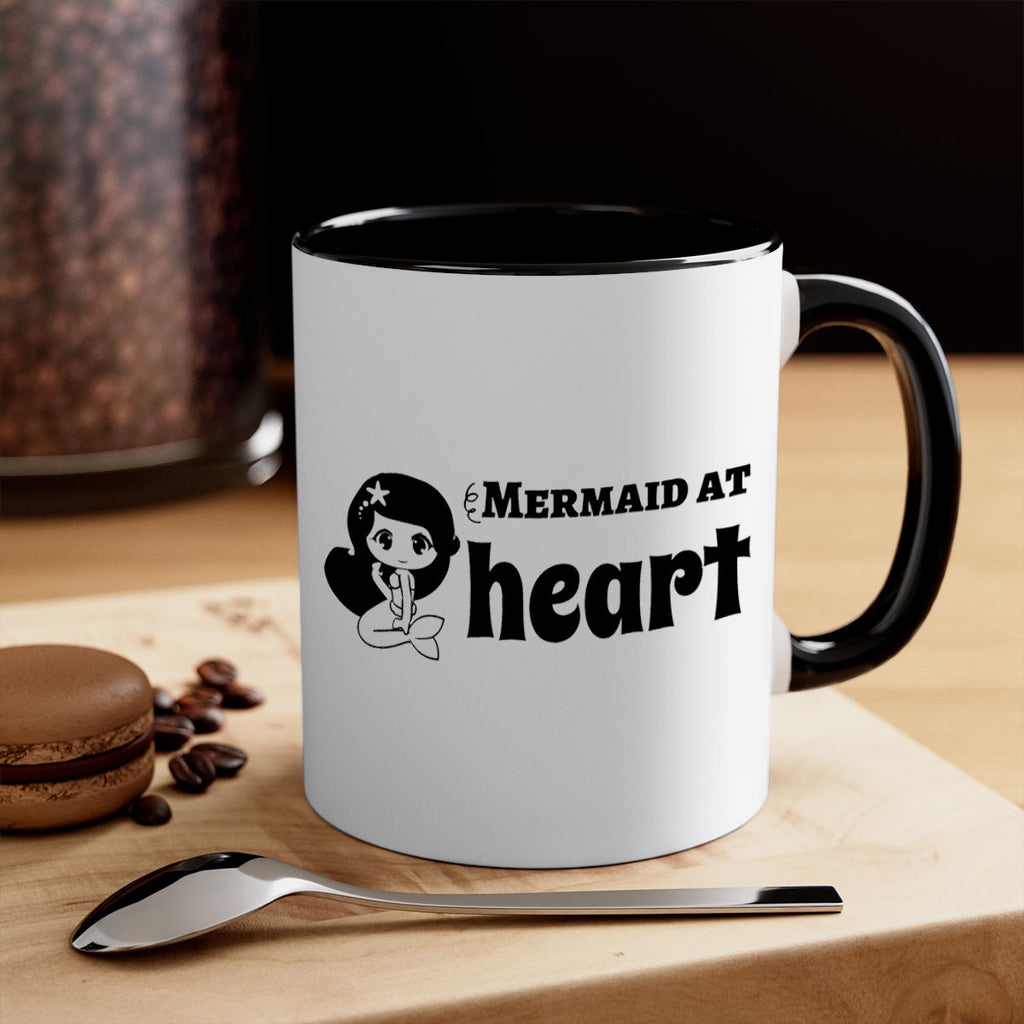 Mermaid at heart 393#- mermaid-Mug / Coffee Cup