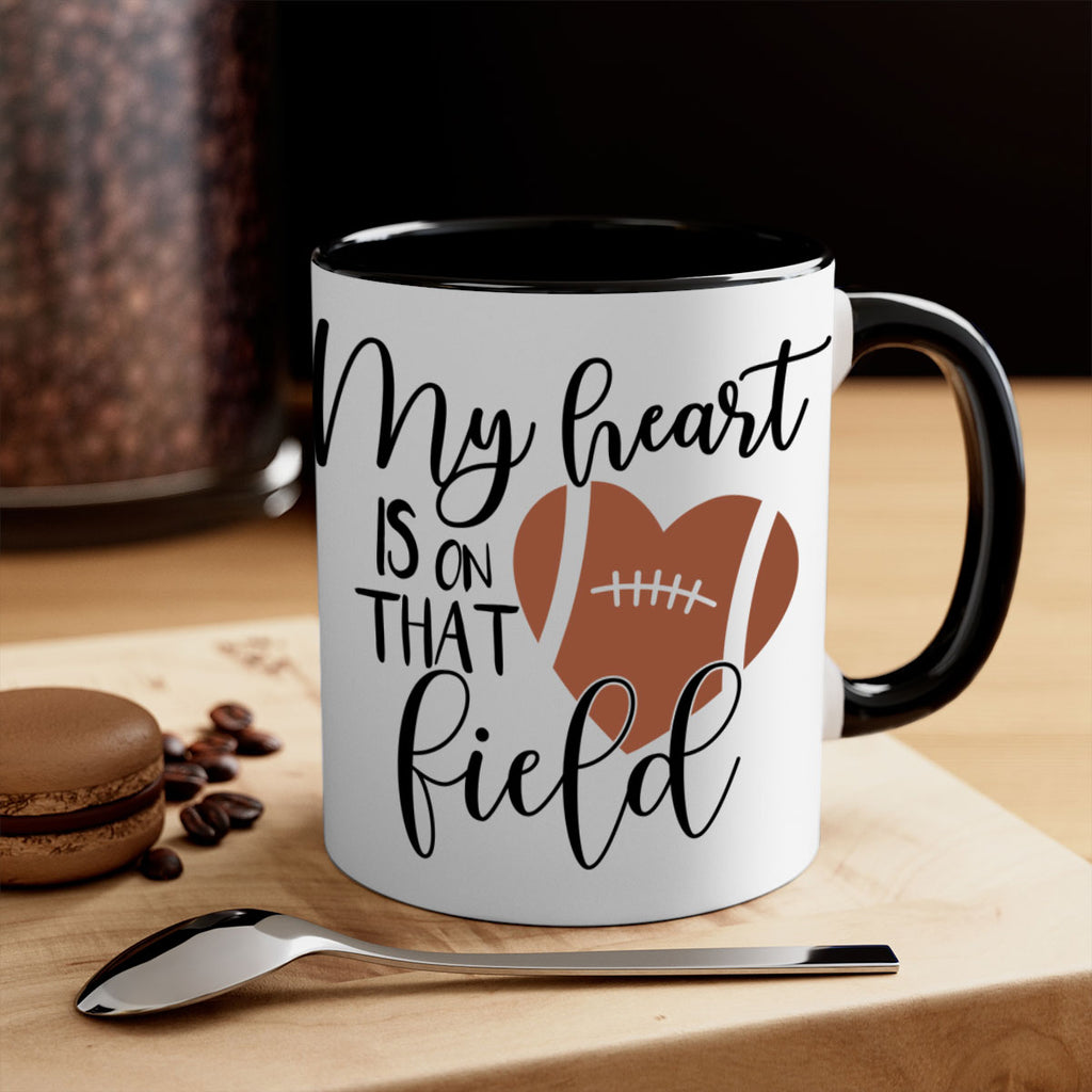 My heart is on that field 639#- football-Mug / Coffee Cup