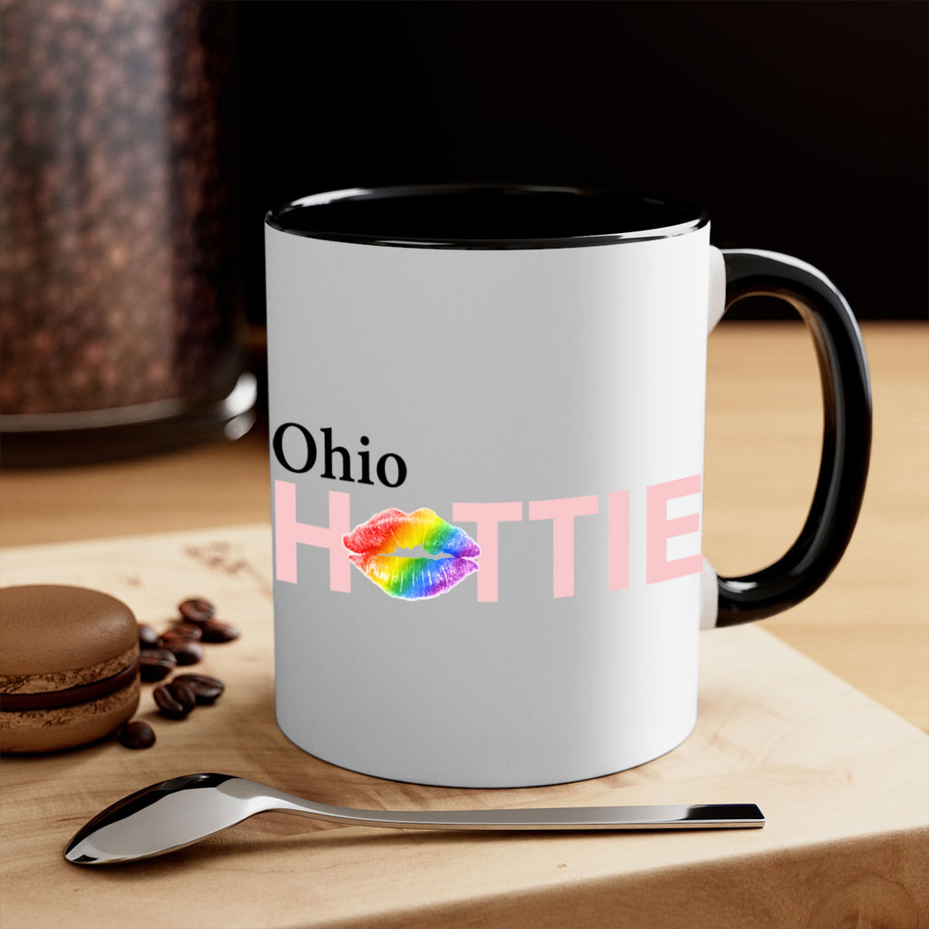 Ohio Hottie with rainbow lips 35#- Hottie Collection-Mug / Coffee Cup