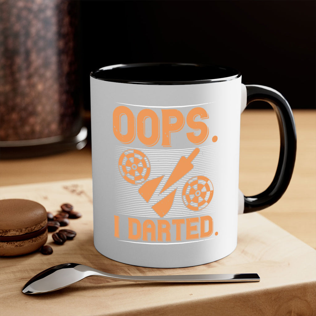 Oops I Darted 1884#- darts-Mug / Coffee Cup