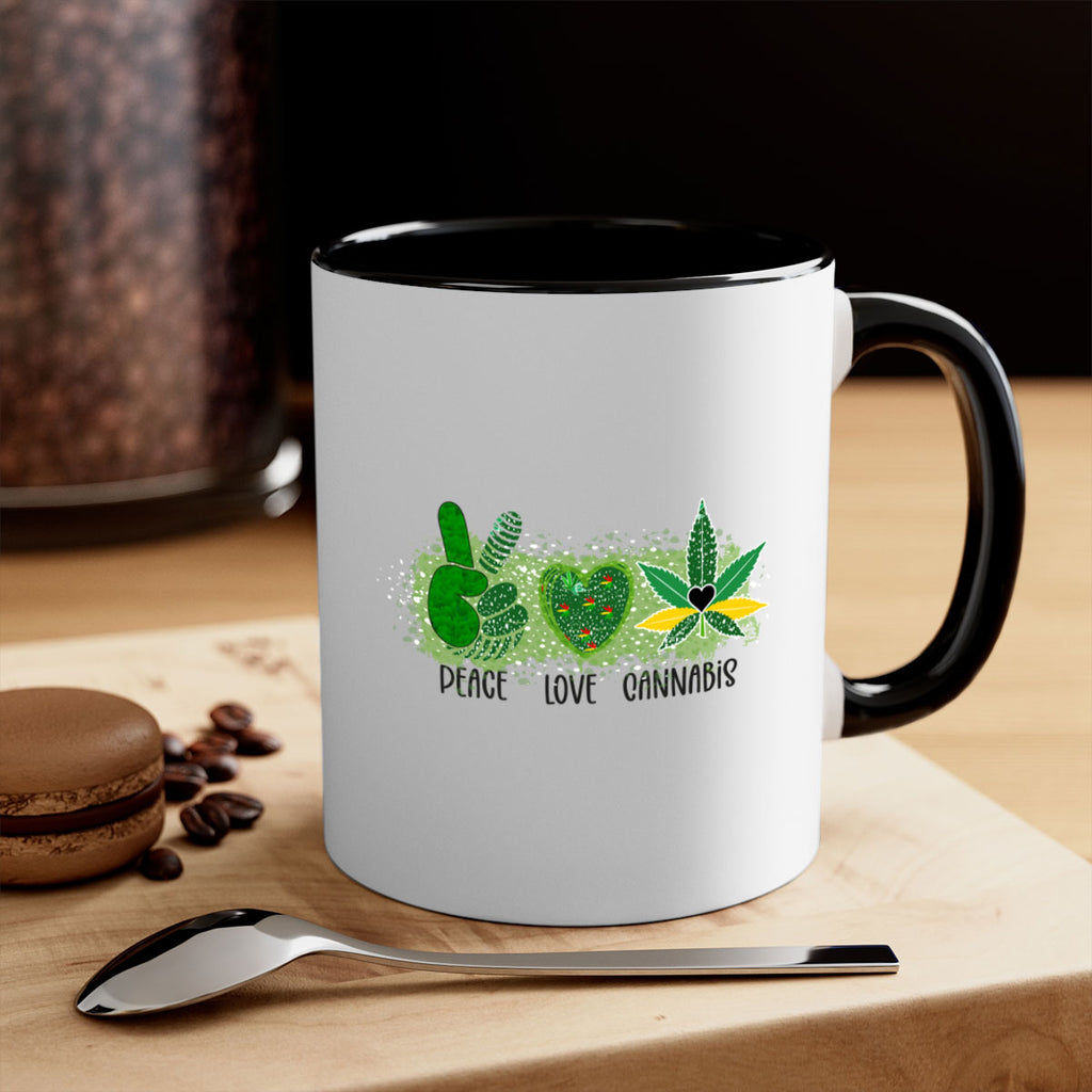 Peace Love Cannabis 215#- marijuana-Mug / Coffee Cup