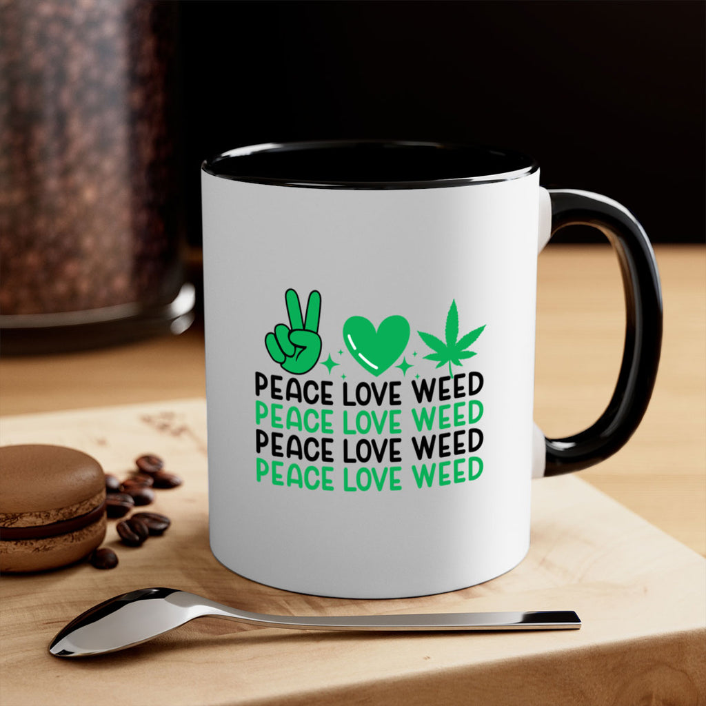 Peace Love Weed 219#- marijuana-Mug / Coffee Cup