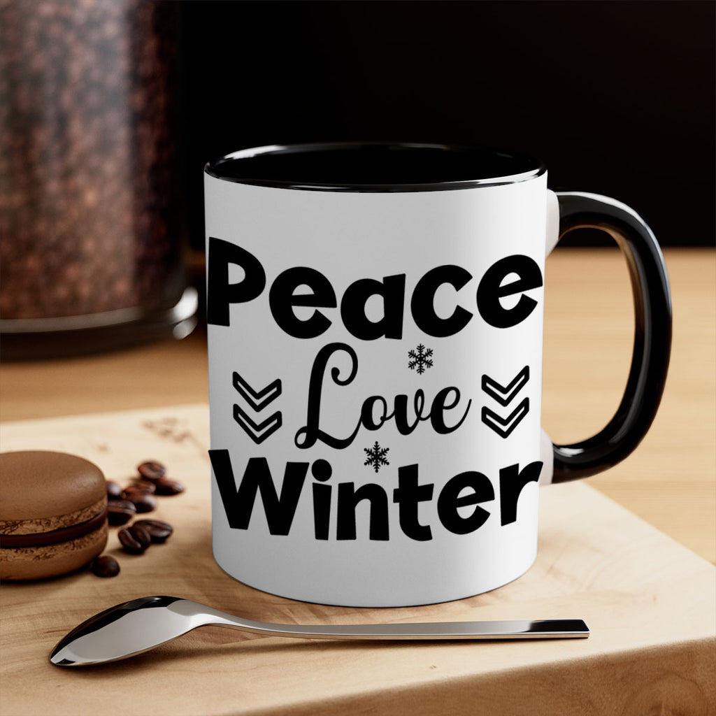 Peace Love Winter333#- winter-Mug / Coffee Cup