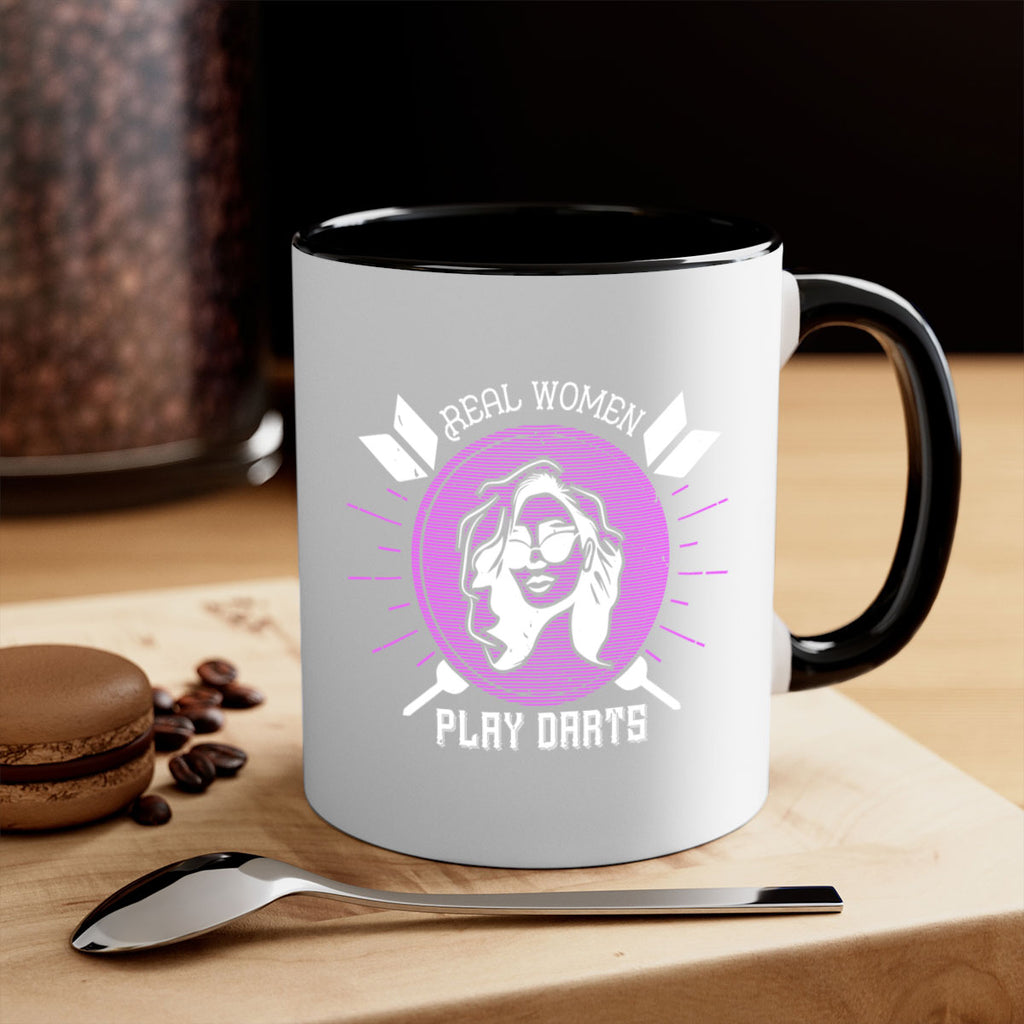 Real women play darts 1855#- darts-Mug / Coffee Cup