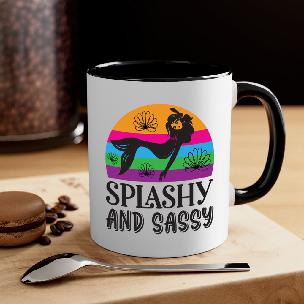 Splashy and sassy 623#- mermaid-Mug / Coffee Cup