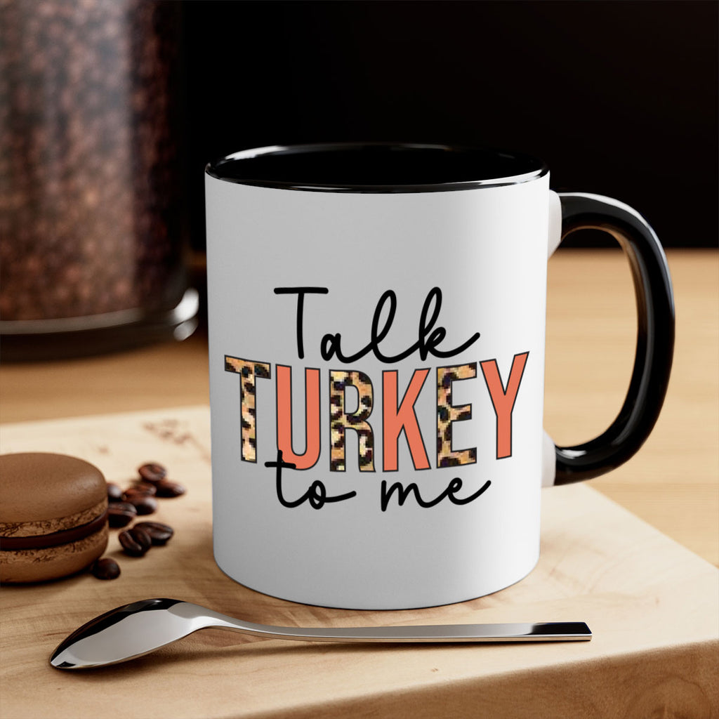 Talk turkey to me 595#- fall-Mug / Coffee Cup