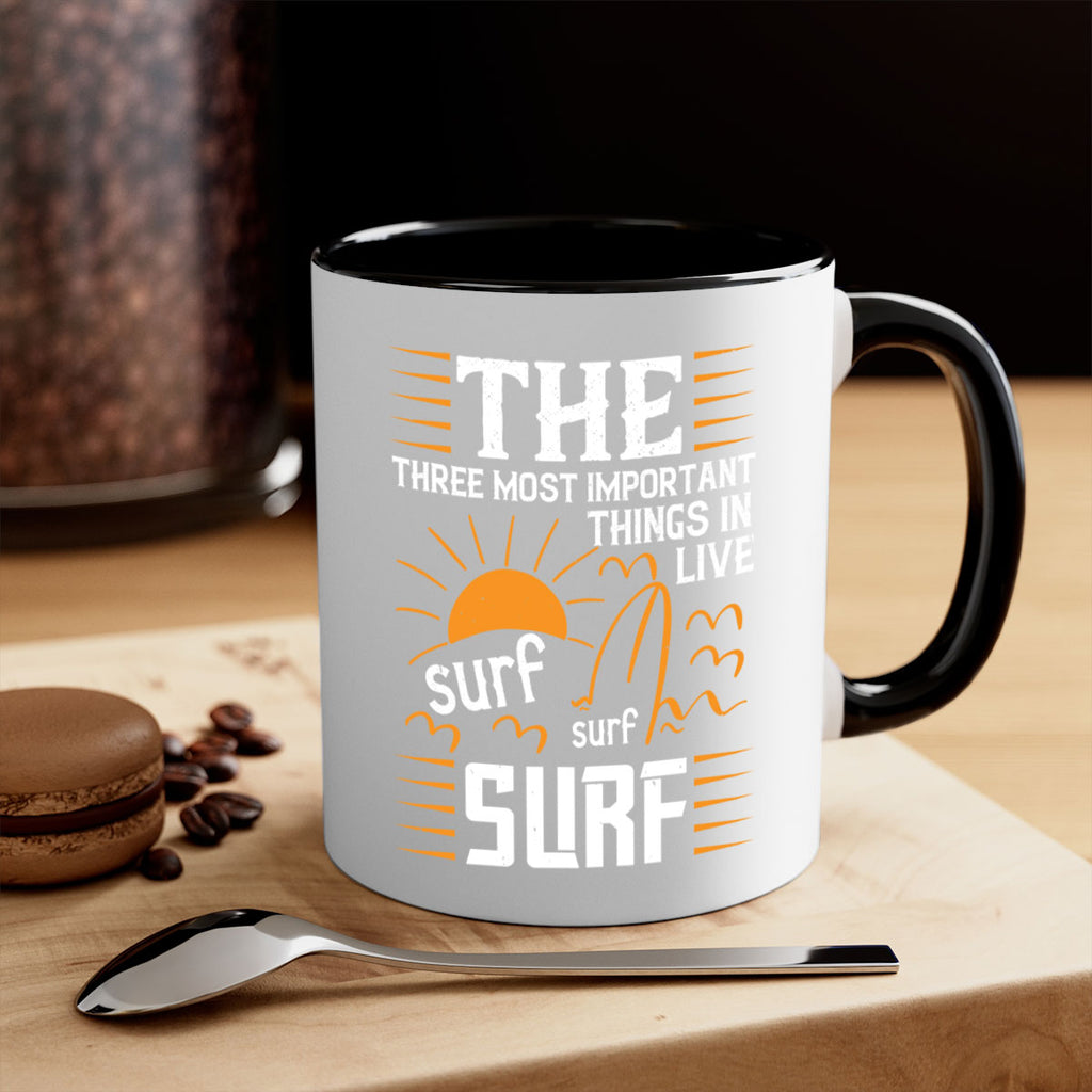 The three most important things in life sur surf surf 174#- surfing-Mug / Coffee Cup
